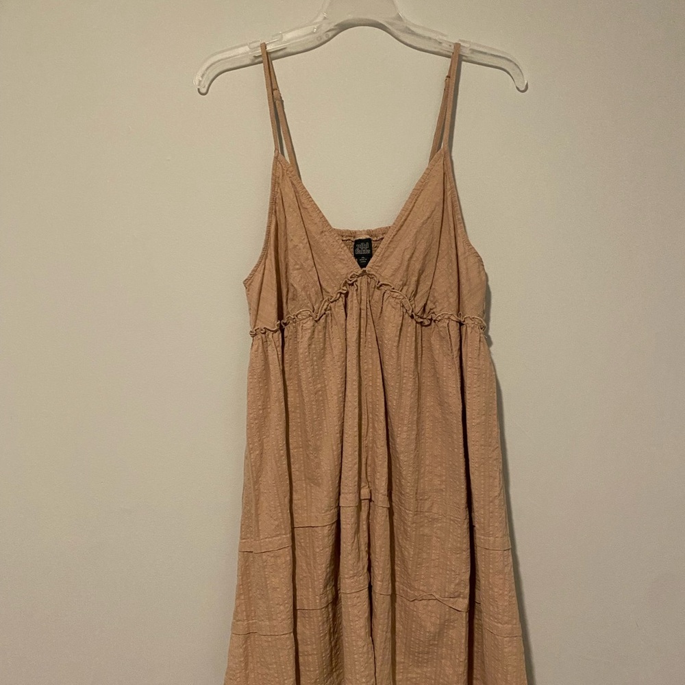 Wild Fable Tan Textured Mini Dress